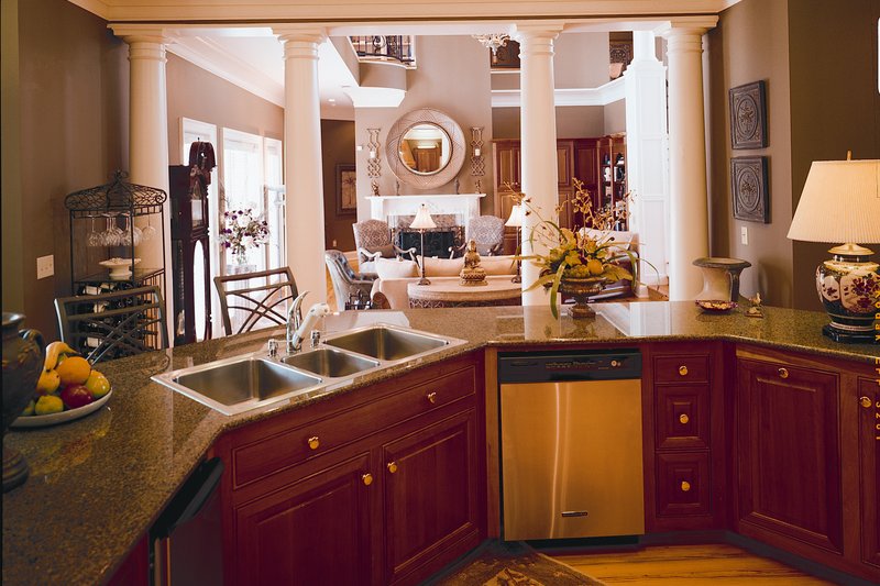 Architectural House Design - Interior - Kitchen 3 for Classical House Plan #45-626 - 4 bed, 4.5 bath