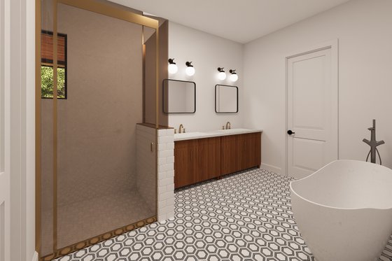 Interior - Master Bathroom 1 for Country House Plan #1094-20 - 3 bed, 4 bath