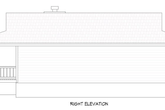 Exterior - Other Elevation 1 for Traditional House Plan #932-496 - 2 bed, 2 bath