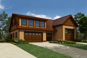Country Exterior - Front Elevation Plan #118-139