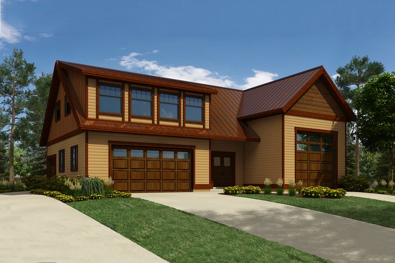 Architectural House Design - Country Exterior - Front Elevation Plan #118-139