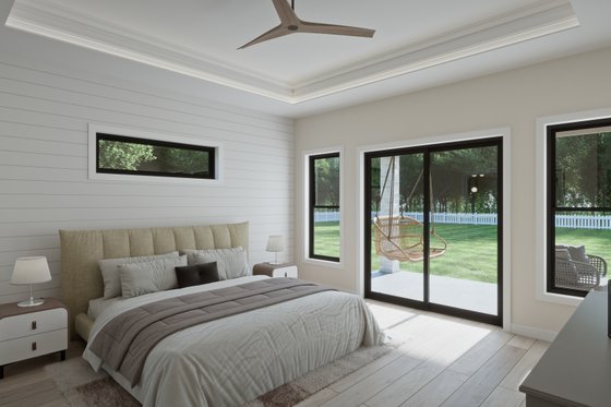 Interior - Master Bedroom for Country House Plan #1089-50 - 3 bed, 2.5 bath