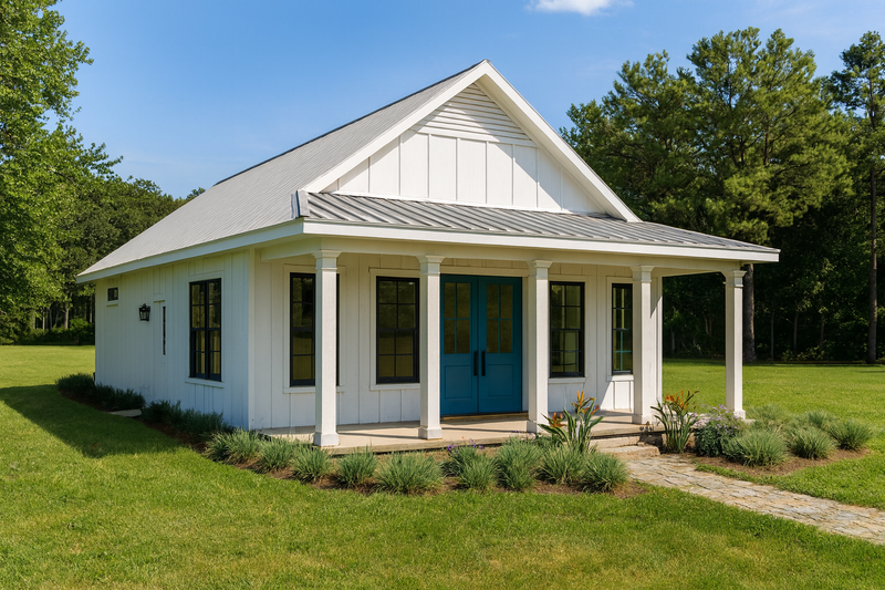 Home Plan - Country Exterior - Front Elevation Plan #44-267