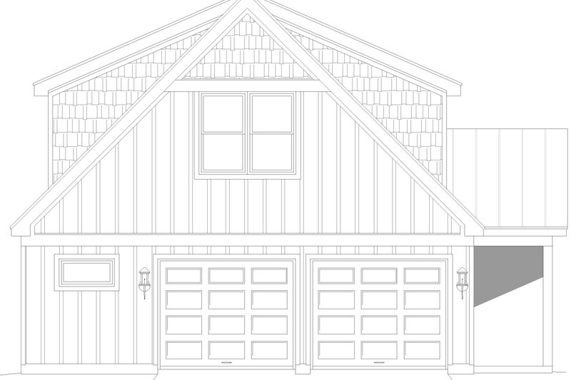 House Blueprint - Exterior - Other Elevation for Farmhouse House Plan #932-704 - 3 bed, 2.5 bath