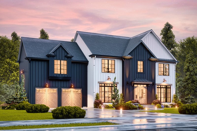 Home Plan - Exterior - Front Elevation 6 for Craftsman House Plan #54-711 - 3 bed, 2 bath