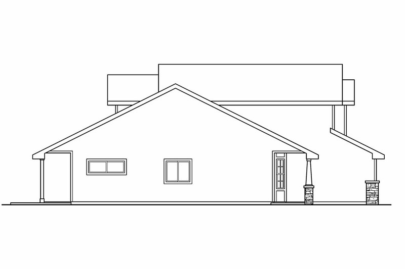 Home Plan - Exterior - Other Elevation House Plan #124-698 - 4 bed, 2.5 bath