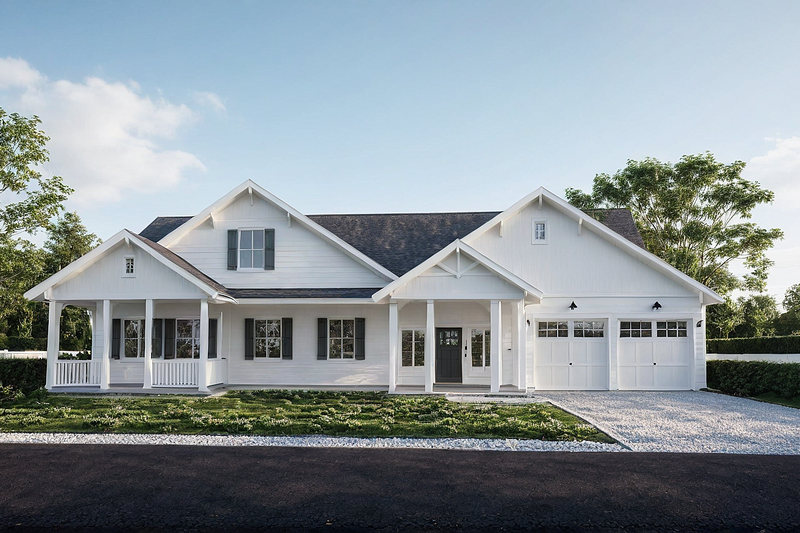 House Blueprint - Photo 12 for Farmhouse House Plan #1109-26 - 3 bed, 3.5 bath