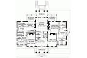 Classical Style House Plan - 5 Beds 6 Baths 10735 Sq/Ft Plan #137-211 