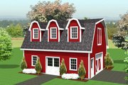 Barndominium Style House Plan - 0 Beds 0 Baths 1290 Sq/Ft Plan #75-215 