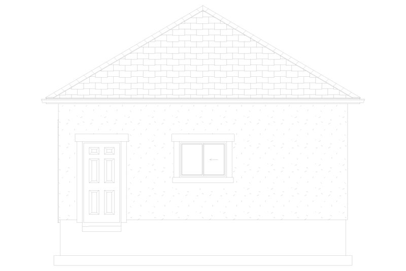 Architectural House Design - Exterior - Other Elevation 4 for Traditional House Plan #1060-91, 0 bath