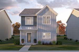 Architectural House Design - Farmhouse Exterior - Front Elevation Plan #455-693