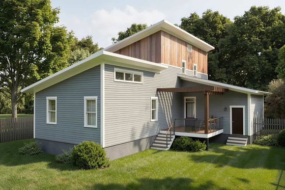 Exterior - Other Elevation for Modern House Plan #79-320 - 3 bed, 2.5 bath