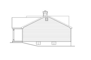 Exterior - Other Elevation for Ranch House Plan #22-622 - 3 bed, 2 bath