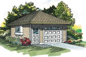Traditional Exterior - Front Elevation Plan #47-489