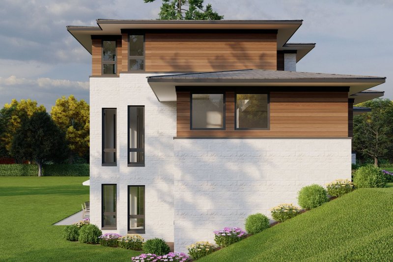House Plan Design - Exterior - Other Elevation 4 for Modern House Plan #923-432 - 4 bed, 5.5 bath