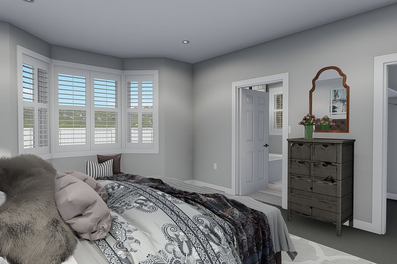 House Design - Interior - Master Bedroom 1 for Traditional House Plan #1060-46 - 3 bed, 2.5 bath