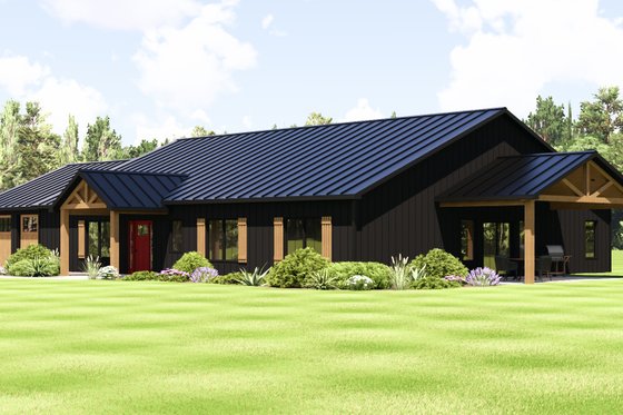 Exterior - Other Elevation for Barndominium House Plan #1064-423 - 3 bed, 3.5 bath