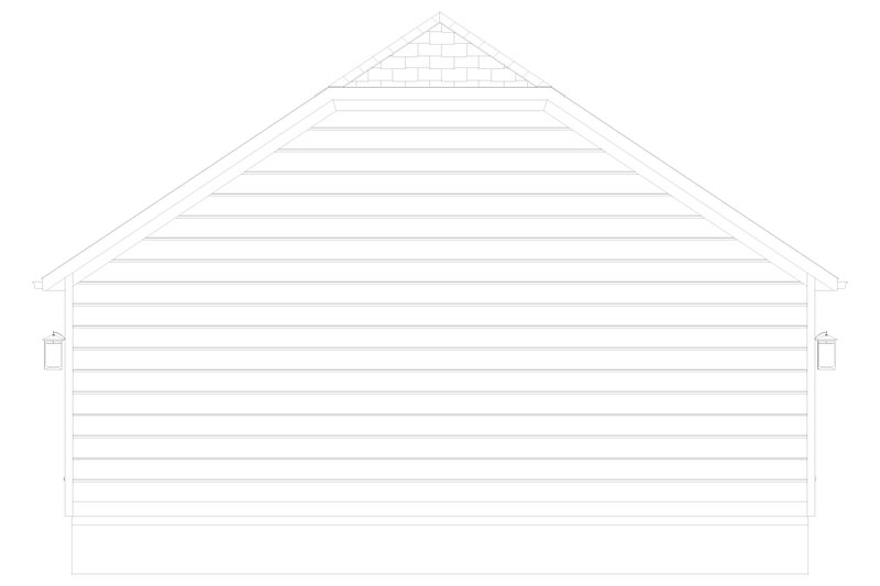 Architectural House Design - Exterior - Rear Elevation 1 for Traditional House Plan #1060-491, 0 bath