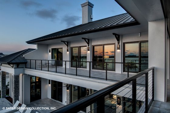 Exterior - Covered Porch 2 for Contemporary House Plan #930-513 - 5 bed, 5.5 bath