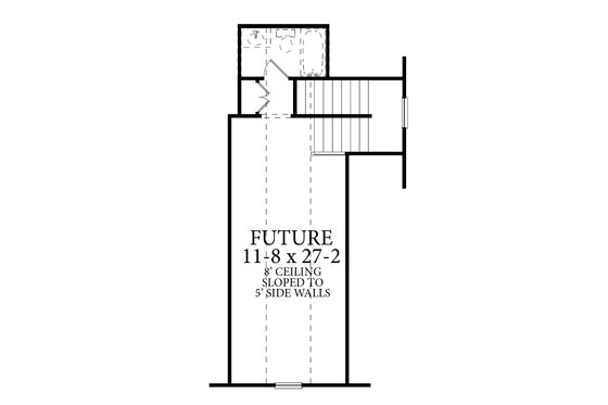 Floor Plan - Upper Floor for Farmhouse House Plan #406-9666 - 4 bed, 2 bath