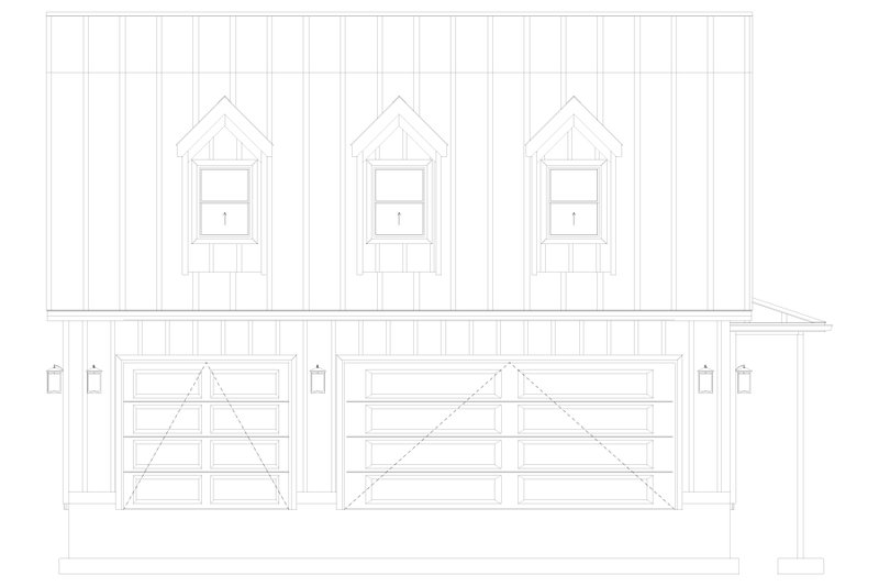 House Design - Exterior - Other Elevation 7 for Country House Plan #1060-228, 0 bath