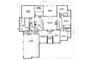 European Style House Plan - 4 Beds 3.5 Baths 3624 Sq/Ft Plan #17-2297 