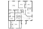 Traditional Style House Plan - 5 Beds 4 Baths 2960 Sq/Ft Plan #1060-153 