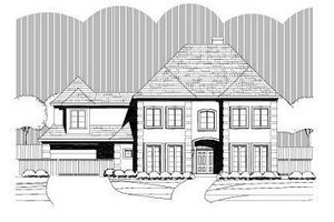 Colonial Exterior - Front Elevation Plan #411-746