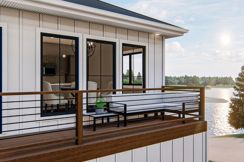 House Design - Exterior - Outdoor Living for Barndominium House Plan #455-266 - 2 bed, 1.5 bath