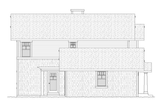 Exterior - Other Elevation 1 for Craftsman House Plan #901-96 - 3 bed, 3.5 bath