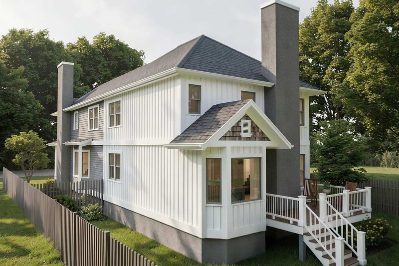Architectural House Design - Exterior - Other Elevation for Craftsman House Plan #79-251 - 3 bed, 2 bath
