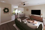 Country Style House Plan - 3 Beds 2 Baths 1327 Sq/Ft Plan #44-177 