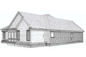 Exterior - Other Elevation 1 for Traditional House Plan #63-191 - 3 bed, 2 bath