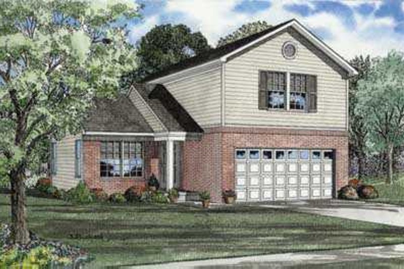 House Blueprint - Traditional Exterior - Front Elevation Plan #17-427