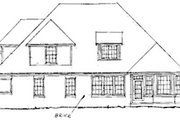 Traditional Style House Plan - 4 Beds 3.5 Baths 2606 Sq/Ft Plan #20-185 