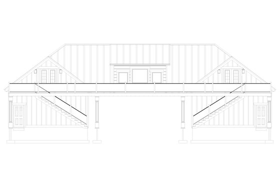 Exterior - Other Elevation 1 for Farmhouse House Plan #1060-116 - 1 bed, 1 bath