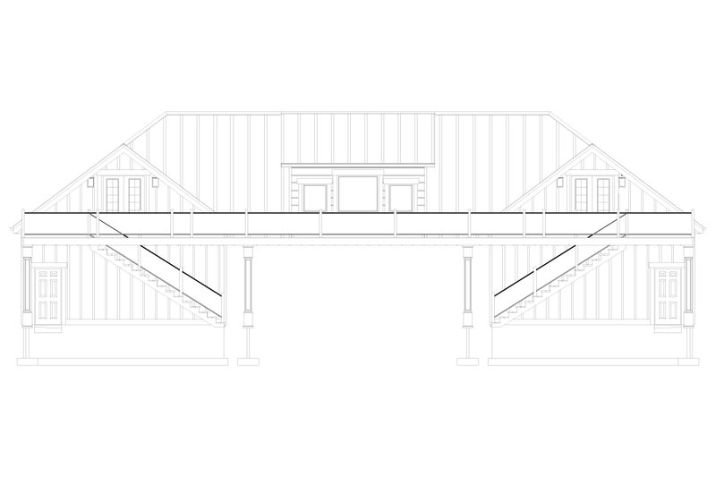 Home Plan - Exterior - Other Elevation 1 for Farmhouse House Plan #1060-116 - 1 bed, 1 bath