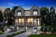 Contemporary Style House Plan - 3 Beds 3 Baths 3834 Sq/Ft Plan #48-1021 