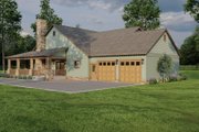 Country Style House Plan - 2 Beds 2 Baths 1805 Sq/Ft Plan #923-341 