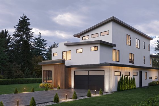 Exterior - Other Elevation 1 for Contemporary House Plan #1066-294 - 6 bed, 6.5 bath