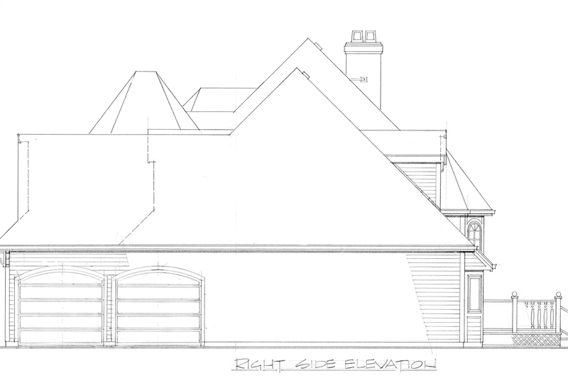 Dream House Plan - Exterior - Other Elevation 1 for Victorian House Plan #47-841 - 4 bed, 2.5 bath