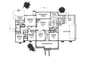 Craftsman Style House Plan - 3 Beds 2.5 Baths 1922 Sq/Ft Plan #310-606 ...