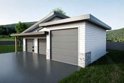 Contemporary Style House Plan - 0 Beds 0 Baths 1208 Sq/Ft Plan #1101-45 Exterior 