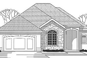 Traditional Exterior - Front Elevation Plan #67-349
