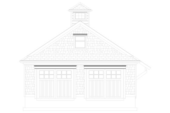 Exterior - Front Elevation 4 for Traditional House Plan #1060-98, 0 bath
