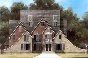 Colonial Exterior - Front Elevation Plan #119-156