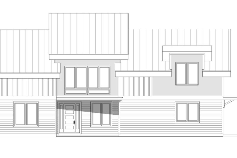 Architectural House Design - Exterior - Front Elevation 1 for Modern House Plan #932-612 - 3 bed, 3.5 bath
