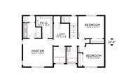 Contemporary Style House Plan - 3 Beds 2.5 Baths 1469 Sq/Ft Plan #943-52 