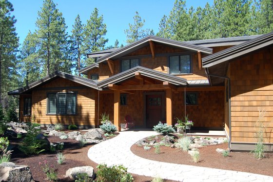Exterior - Front Elevation 3 for Craftsman House Plan #434-26 - 3 bed, 2.5 bath