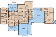 Craftsman Style House Plan - 5 Beds 3 Baths 2715 Sq/Ft Plan #923-308 